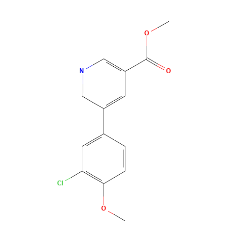 methyl 5-(3-chloro-4-methoxyphenyl)pyridine-3-carboxylate (CAS: 1298047-68-3) - Related Chemical Product