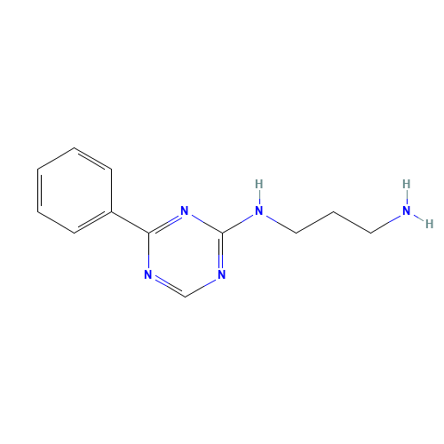 N'-(4-phenyl-1,3,5-triazin-2-yl)propane-1,3-diamine (CAS: 333726-23-1) - Related Chemical Product