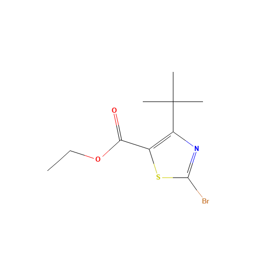 ethyl 2-bromo-4-tert-butyl-1,3-thiazole-5-carboxylate (CAS: 81569-31-5) - Related Chemical Product