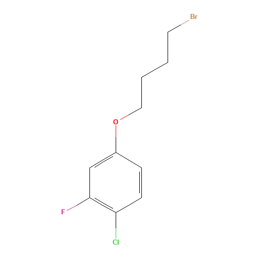 4-(4-bromobutoxy)-1-chloro-2-fluorobenzene (CAS: 188174-57-4) - Related Chemical Product