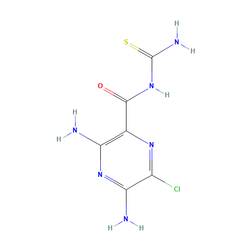 3,5-diamino-N-carbamothioyl-6-chloropyrazine-2-carboxamide (CAS: 30478-39-8) - Related Chemical Product