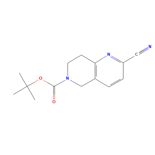 tert-butyl 2-cyano-7,8-dihydro-5H-1,6-naphthyridine-6-carboxylate (CAS: 259809-46-6) - Related Chemical Product