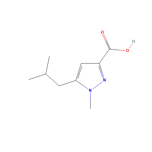 1-methyl-5-(2-methylpropyl)pyrazole-3-carboxylic acid (CAS: 912451-06-0) - Related Chemical Product