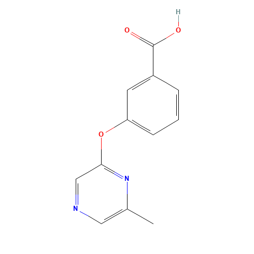 3-(6-methylpyrazin-2-yl)oxybenzoic acid (CAS: 906352-96-3) - Related Chemical Product
