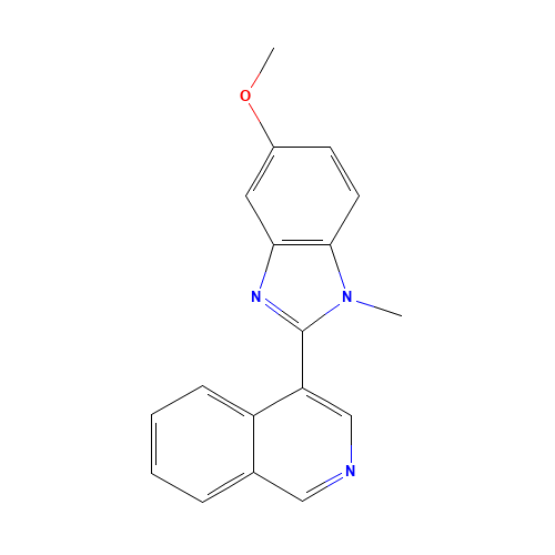 4-(5-methoxy-1-methylbenzimidazol-2-yl)isoquinoline (CAS: 1356483-22-1) - Related Chemical Product