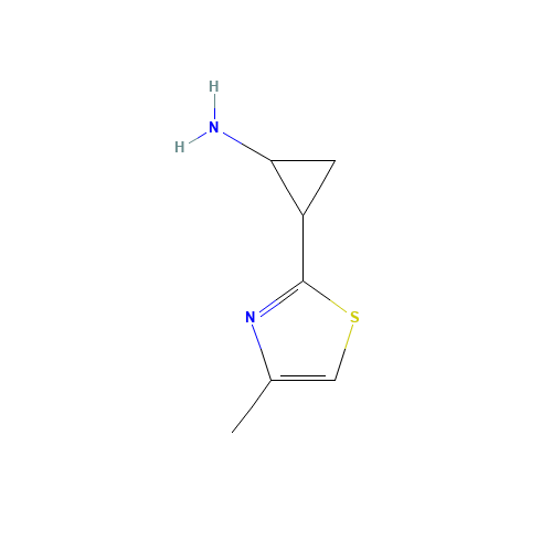 2-(4-methyl-1,3-thiazol-2-yl)cyclopropan-1-amine (CAS: 933713-14-5) - Related Chemical Product