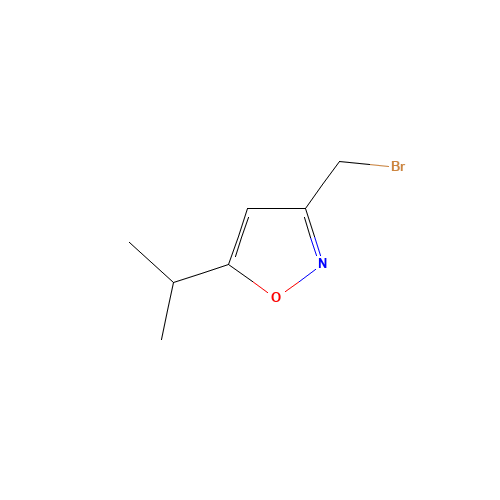 3-(bromomethyl)-5-propan-2-yl-1,2-oxazole (CAS: 154016-51-0) - Related Chemical Product