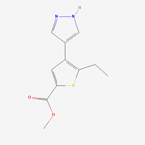 methyl 5-ethyl-4-(1H-pyrazol-4-yl)thiophene-2-carboxylate (CAS: 1239576-99-8) - Related Chemical Product