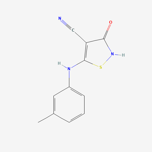 5-(3-methylanilino)-3-oxo-1,2-thiazole-4-carbonitrile (CAS: 663958-07-4) - Related Chemical Product