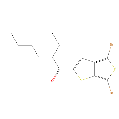 1-(4,6-dibromothieno[2,3-c]thiophen-2-yl)-2-ethylhexan-1-one (CAS: 1194605-76-9) - Related Chemical Product
