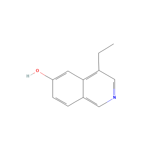 4-ethyl-2H-isoquinolin-6-one (CAS: 1036711-10-0) - Chemical Structure and Molecular Formula 
