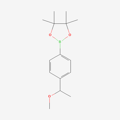 2-[4-(1-methoxyethyl)phenyl]-4,4,5,5-tetramethyl-1,3,2-dioxaborolane (CAS: 1082066-31-6) - Related Chemical Product