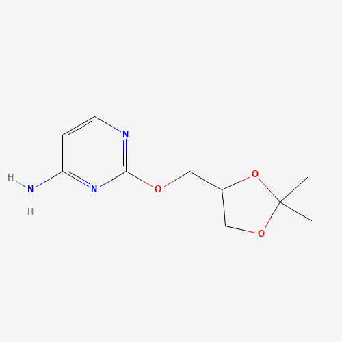 2-[(2,2-dimethyl-1,3-dioxolan-4-yl)methoxy]pyrimidin-4-amine (CAS: 1219130-11-6) - Related Chemical Product