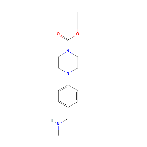 tert-butyl 4-[4-(methylaminomethyl)phenyl]piperazine-1-carboxylate (CAS: 681508-91-8) - Related Chemical Product