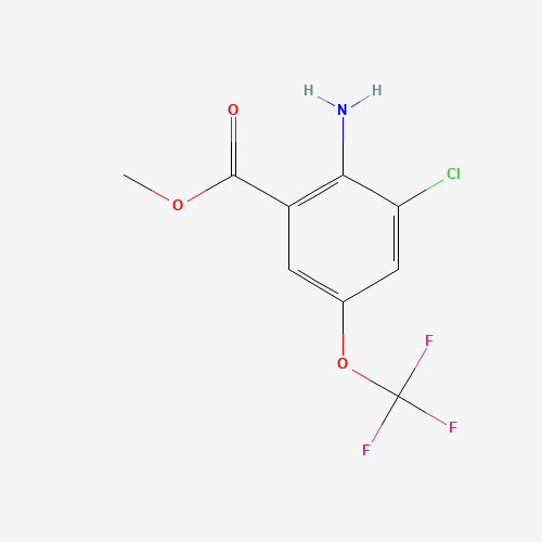 methyl 2-amino-3-chloro-5-(trifluoromethoxy)benzoate (CAS: 1003708-08-4) - Related Chemical Product