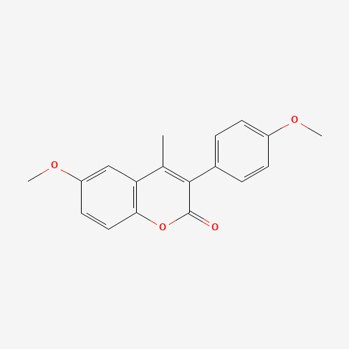 6-methoxy-3-(4-methoxyphenyl)-4-methylchromen-2-one (CAS: 263365-06-6) - Related Chemical Product
