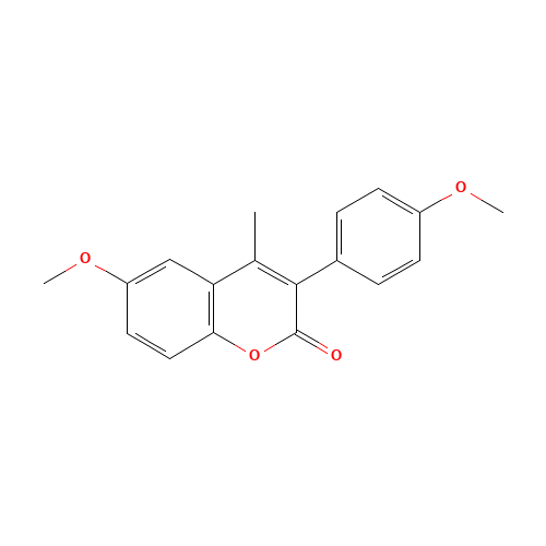 6-methoxy-3-(4-methoxyphenyl)-4-methylchromen-2-one (CAS: 263365-06-6) - Related Chemical Product