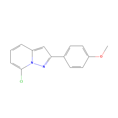 7-chloro-2-(4-methoxyphenyl)pyrazolo[1,5-a]pyridine (CAS: 437384-17-3) - Related Chemical Product