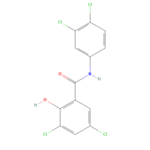 3,5-dichloro-N-(3,4-dichlorophenyl)-2-hydroxybenzamide (CAS: 1154-59-2) - Related Chemical Product