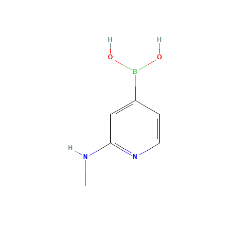 [2-(methylamino)pyridin-4-yl]boronic acid (CAS: 1214879-88-5) - Related Chemical Product