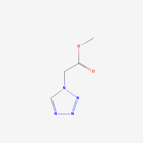 methyl 2-(tetrazol-1-yl)acetate (CAS: 55633-19-7) - Chemical Structure and Molecular Formula 