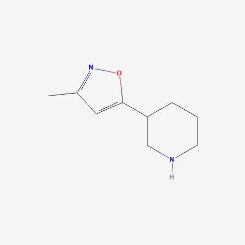 3-methyl-5-piperidin-3-yl-1,2-oxazole (CAS: 1220027-15-5) - Related Chemical Product