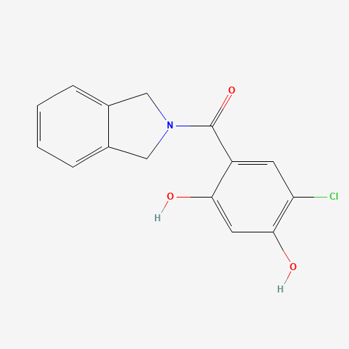 (5-chloro-2,4-dihydroxyphenyl)-(1,3-dihydroisoindol-2-yl)methanone (CAS: 912999-20-3) - Related Chemical Product