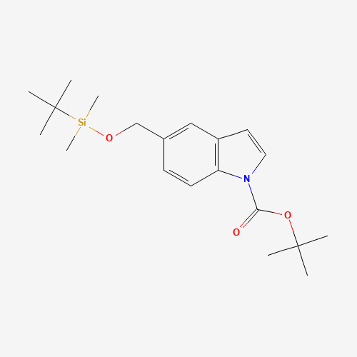 tert-butyl 5-[[tert-butyl(dimethyl)silyl]oxymethyl]indole-1-carboxylate (CAS: 335649-83-7) - Related Chemical Product