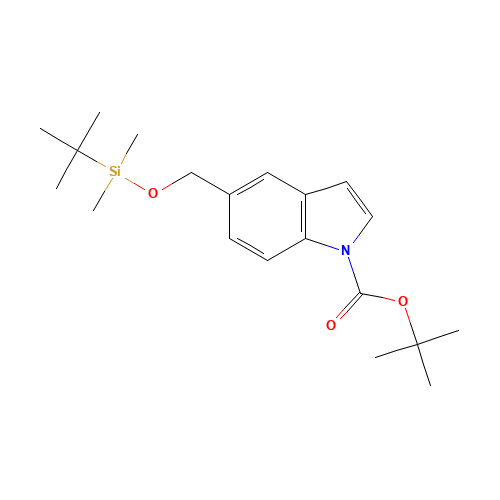 tert-butyl 5-[[tert-butyl(dimethyl)silyl]oxymethyl]indole-1-carboxylate (CAS: 335649-83-7) - Related Chemical Product