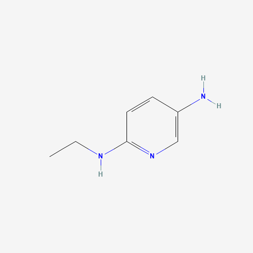 2-N-ethylpyridine-2,5-diamine (CAS: 52025-39-5) - Chemical Structure and Molecular Formula 
