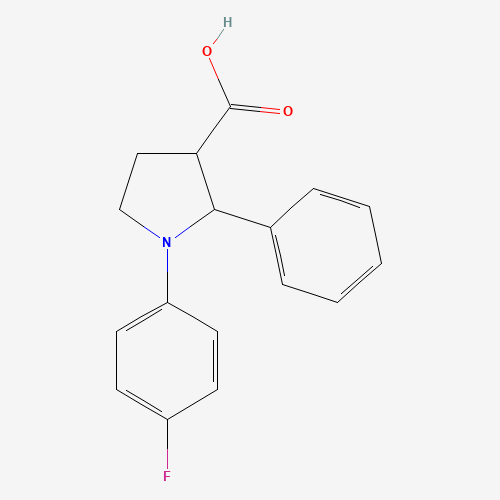 1-(4-fluorophenyl)-2-phenylpyrrolidine-3-carboxylic acid (CAS: 1201784-91-9) - Related Chemical Product