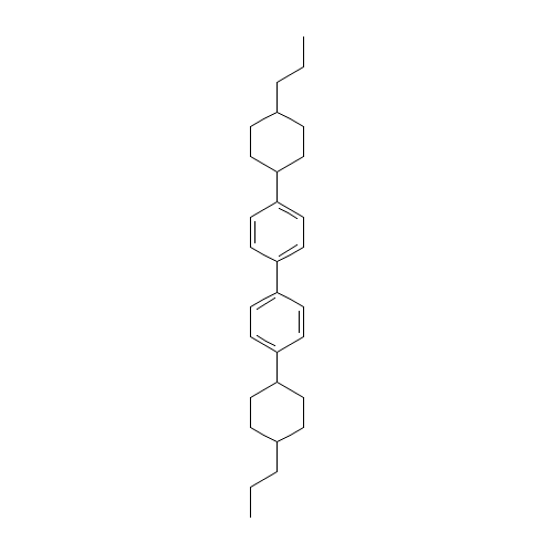 1-(4-propylcyclohexyl)-4-[4-(4-propylcyclohexyl)phenyl]benzene (CAS: 85600-56-2) - Related Chemical Product