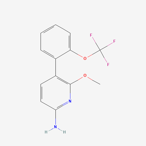 6-methoxy-5-[2-(trifluoromethoxy)phenyl]pyridin-2-amine (CAS: 1426806-62-3) - Related Chemical Product