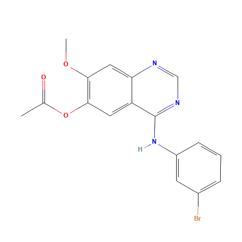 [4-(3-bromoanilino)-7-methoxyquinazolin-6-yl] acetate (CAS: 295330-64-2) - Related Chemical Product