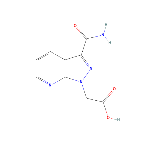 2-(3-carbamoylpyrazolo[3,4-b]pyridin-1-yl)acetic acid (CAS: 1386457-86-8) - Related Chemical Product