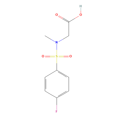 2-[(4-fluorophenyl)sulfonyl-methylamino]acetic acid (CAS: 287403-15-0) - Related Chemical Product