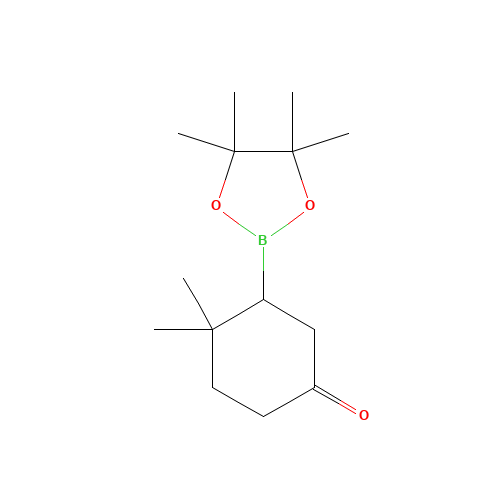 4,4-dimethyl-3-(4,4,5,5-tetramethyl-1,3,2-dioxaborolan-2-yl)cyclohexan-1-one (CAS: 264144-74-3) - Related Chemical Product