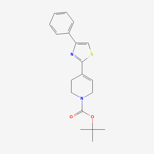 tert-butyl 4-(4-phenyl-1,3-thiazol-2-yl)-3,6-dihydro-2H-pyridine-1-carboxylate (CAS: 1332301-88-8) - Related Chemical Product