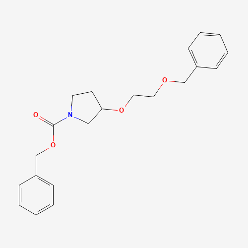 benzyl 3-(2-phenylmethoxyethoxy)pyrrolidine-1-carboxylate (CAS: 1404531-44-7) - Related Chemical Product