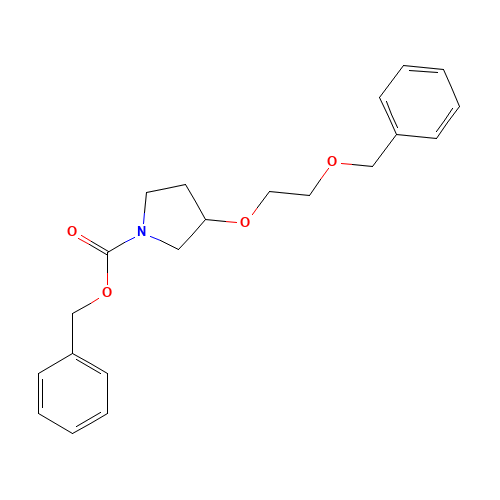 benzyl 3-(2-phenylmethoxyethoxy)pyrrolidine-1-carboxylate (CAS: 1404531-44-7) - Related Chemical Product