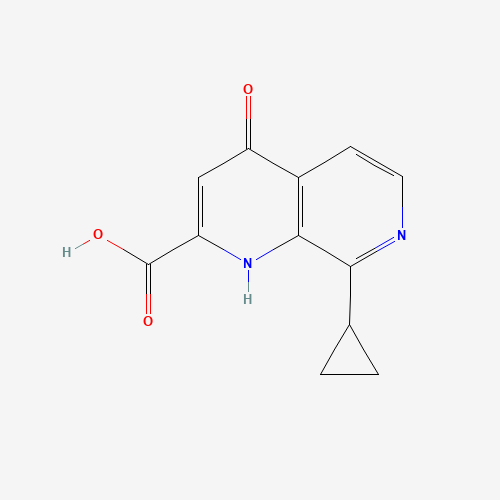 8-cyclopropyl-4-oxo-1H-1,7-naphthyridine-2-carboxylic acid (CAS: 921761-28-6) - Related Chemical Product
