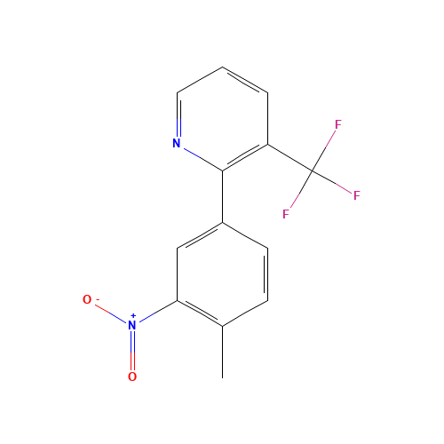 2-(4-methyl-3-nitrophenyl)-3-(trifluoromethyl)pyridine (CAS: 573676-05-8) - Related Chemical Product