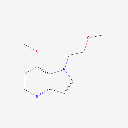 7-methoxy-1-(2-methoxyethyl)pyrrolo[3,2-b]pyridine (CAS: 1313267-60-5) - Chemical Structure and Molecular Formula 