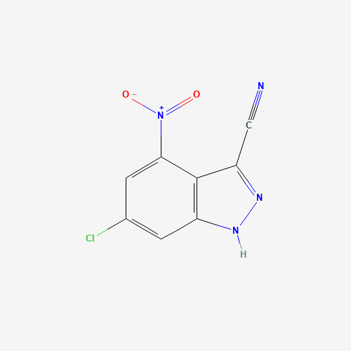 6-chloro-4-nitro-1H-indazole-3-carbonitrile (CAS: 885519-37-9) - Related Chemical Product
