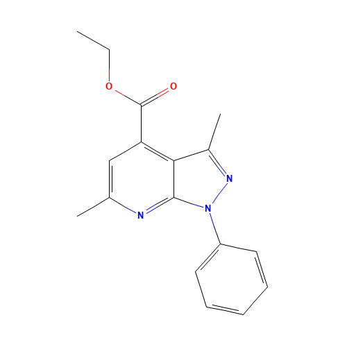 ethyl 3,6-dimethyl-1-phenylpyrazolo[3,4-b]pyridine-4-carboxylate (CAS: 1228095-78-0) - Related Chemical Product