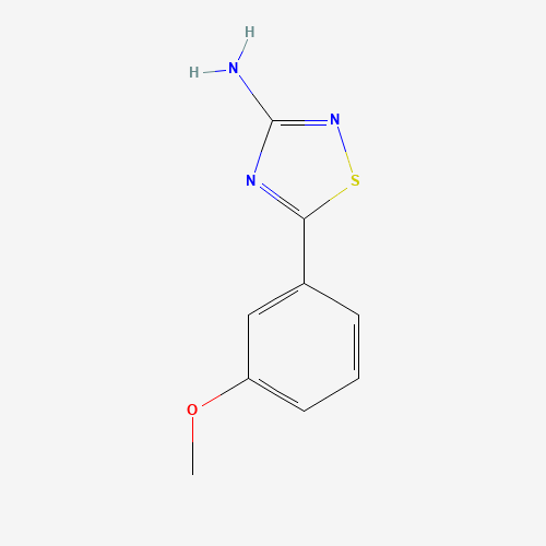 5-(3-methoxyphenyl)-1,2,4-thiadiazol-3-amine (CAS: 948005-84-3) - Related Chemical Product