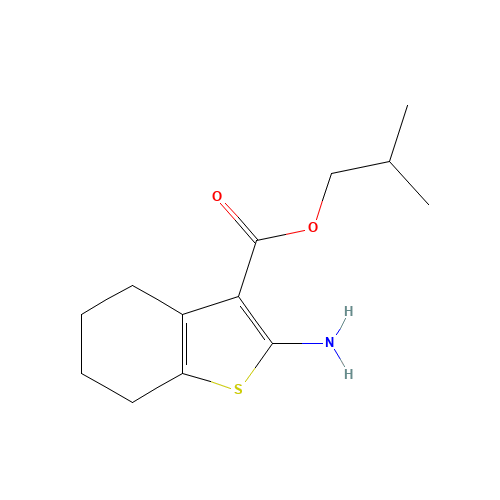 2-methylpropyl 2-amino-4,5,6,7-tetrahydro-1-benzothiophene-3-carboxylate (CAS: 1101856-61-4) - Related Chemical Product