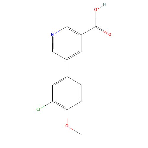 5-(3-chloro-4-methoxyphenyl)pyridine-3-carboxylic acid (CAS: 1261960-17-1) - Related Chemical Product