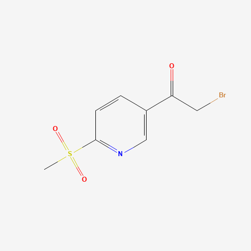 2-bromo-1-(6-methylsulfonylpyridin-3-yl)ethanone (CAS: 1207747-40-7) - Related Chemical Product