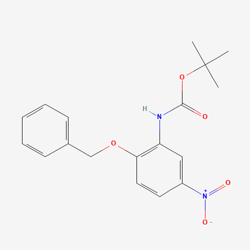 tert-butyl N-(5-nitro-2-phenylmethoxyphenyl)carbamate (CAS: 1616380-74-5) - Related Chemical Product